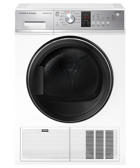8kg Series 5 Condensing Dryer, Auto-Sensing, Rack Dry, pdp