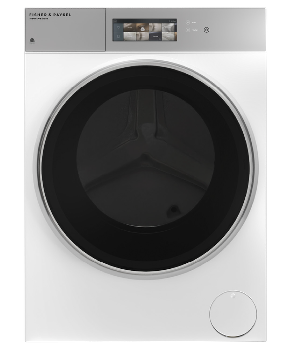 12kg Series 11 Front Loader Washer, White, pdp