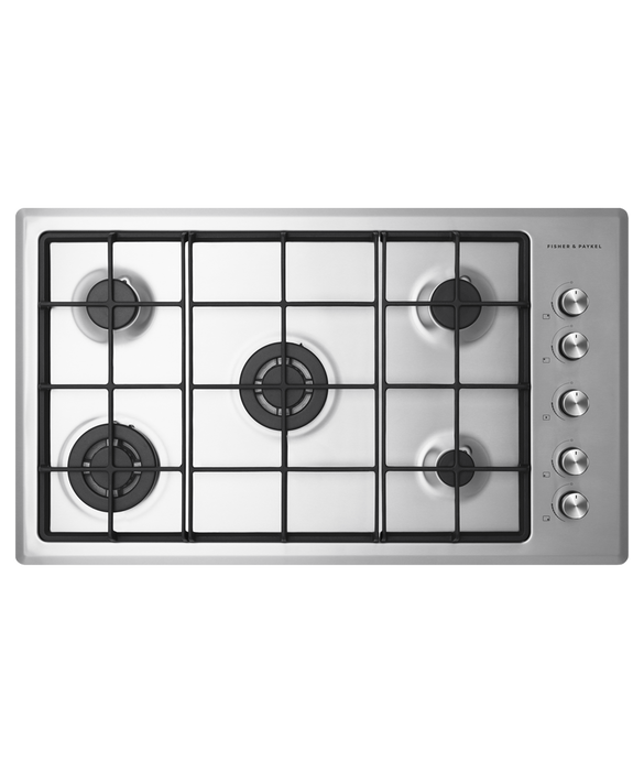 90cm Series 5 5 Burner Gas Cooktop, LPG, pdp