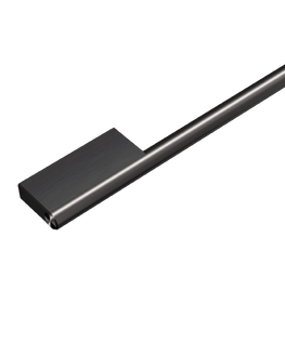 Contemporary Brushed Black Handle, 60cm, hi-res